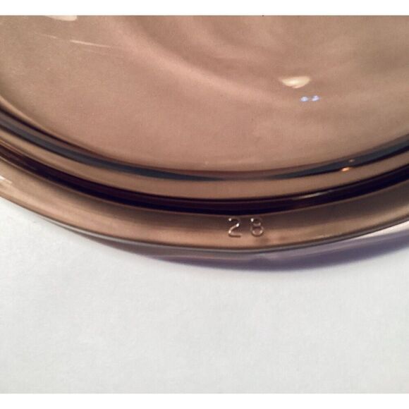 Pyrex V-I-C 28 Replacement 6.25” Lid Cranberry Glass for Saucepan - Picture 3 of 6